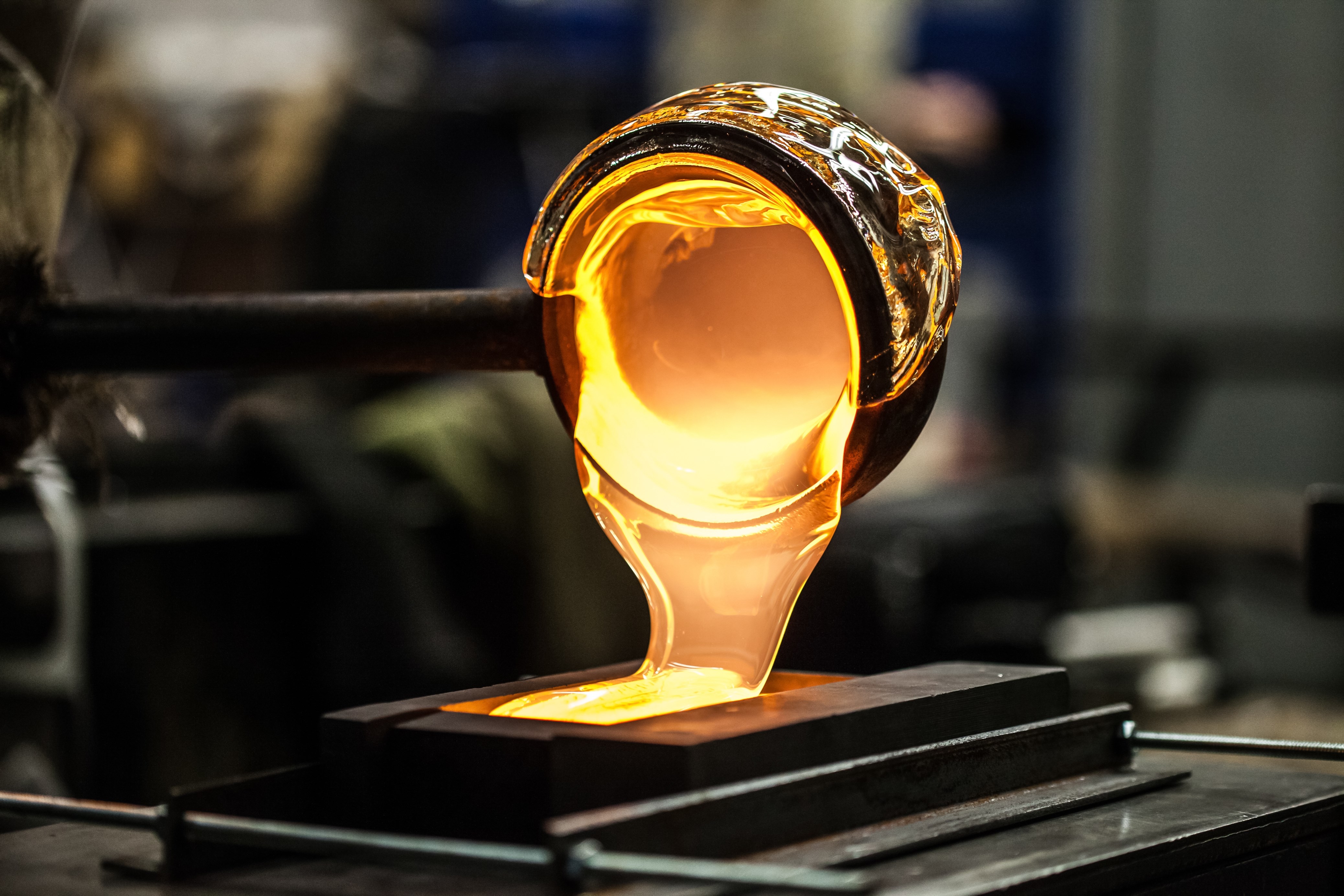 Glass making workshop