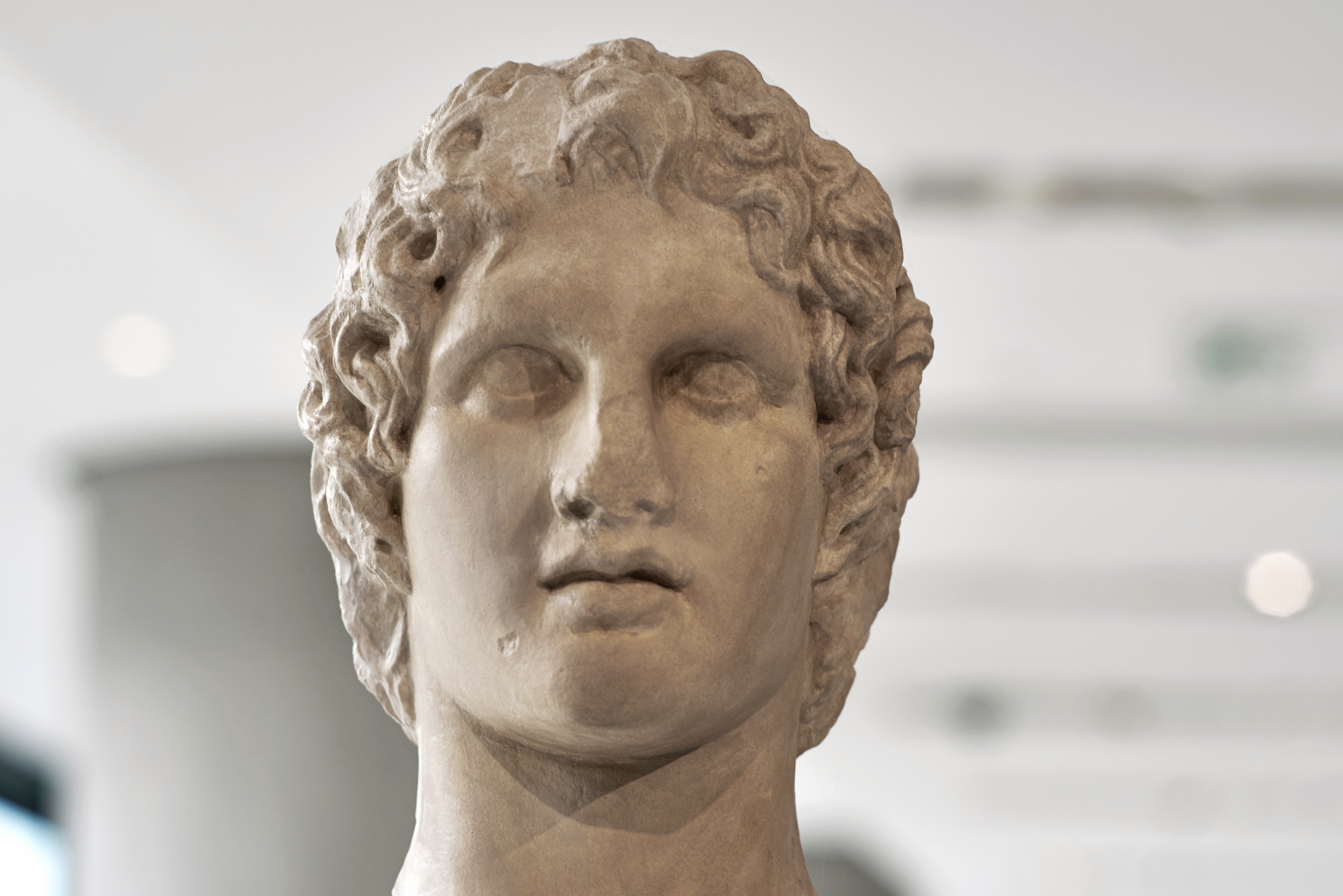 Portrait statue of Alexander the great