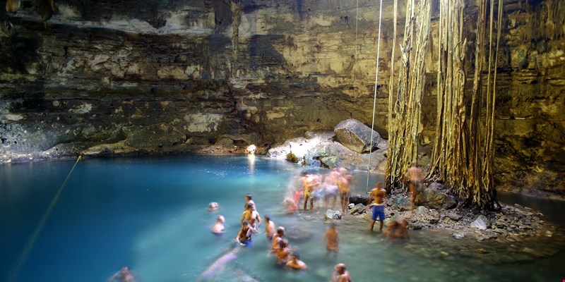 Ik-Kil Cenote, Chichen Itza, Mexico