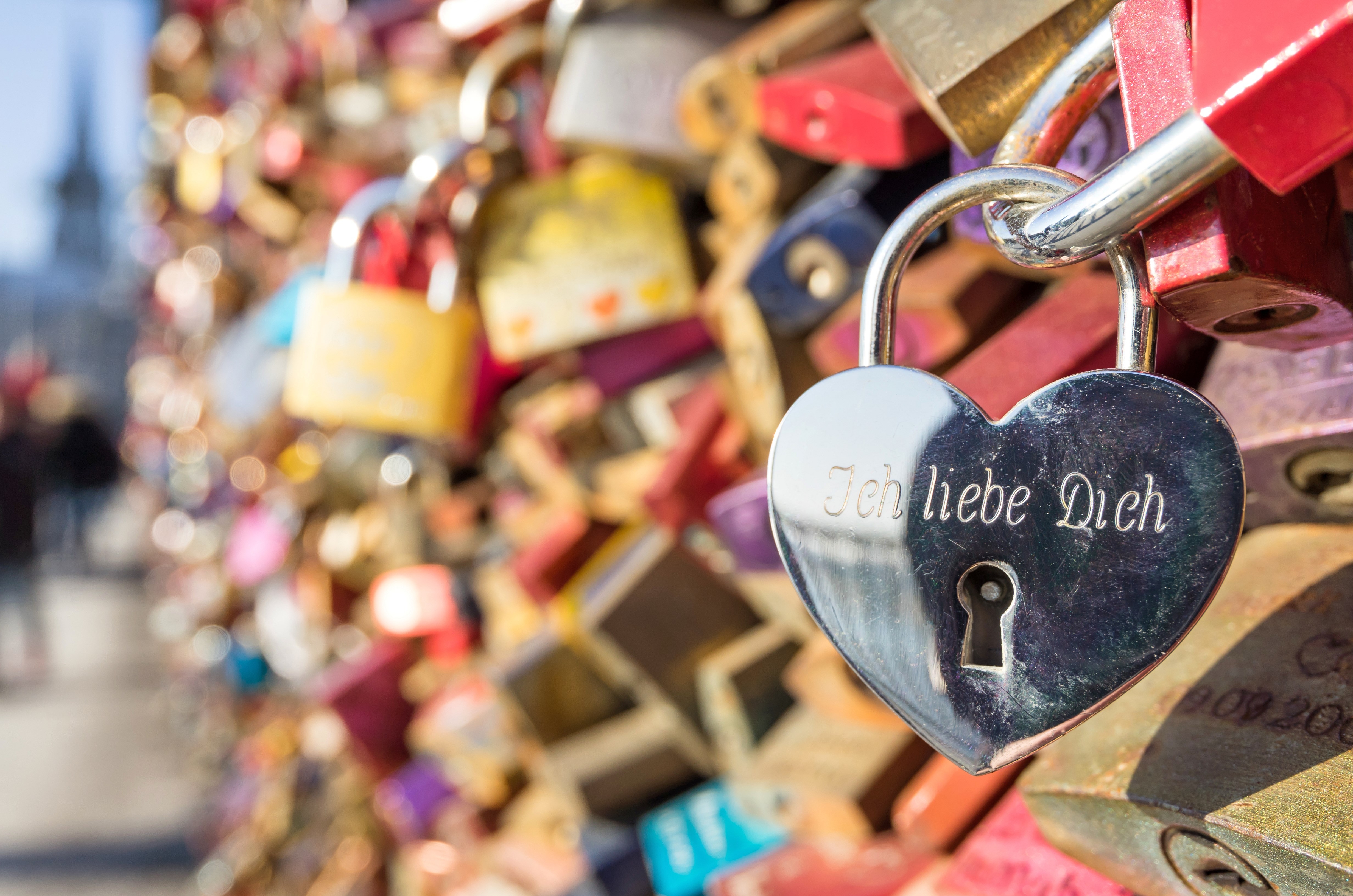 Padlock on Hohenzollern Bridge