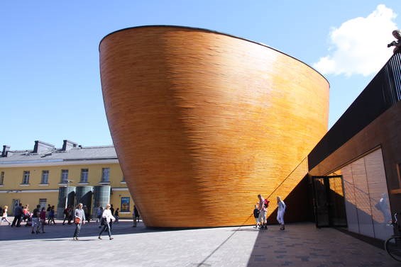 The Kamppi Chapel in Helsinki is also known as Chapel of Silence.