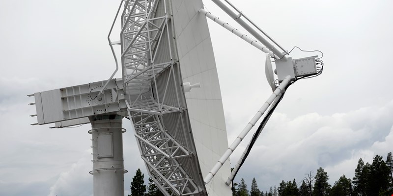 parabolic antena, Esrange Sweden