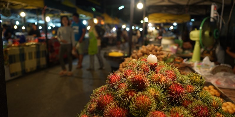 Night market Krabi center