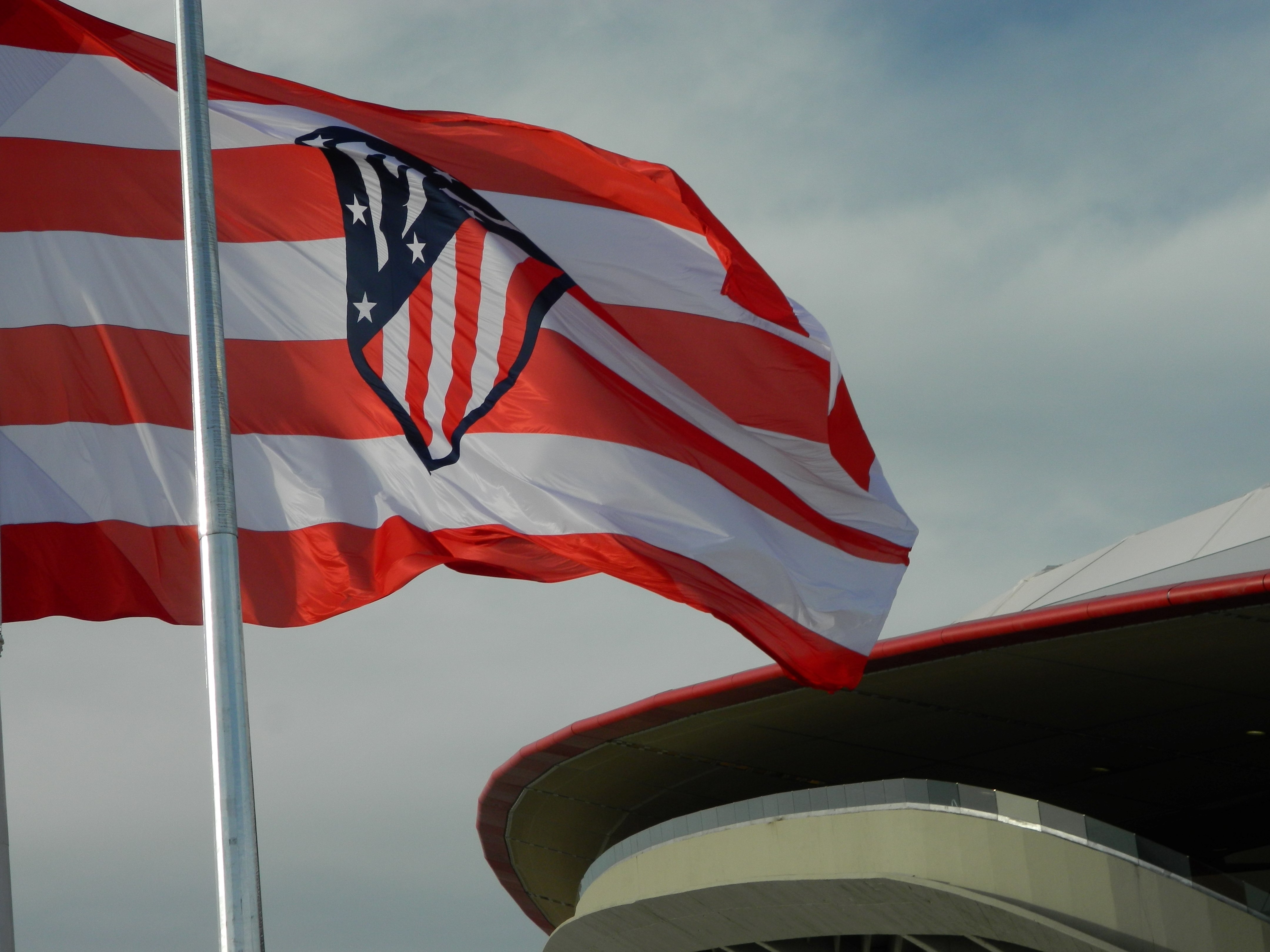 Atletico Madrid Flag in Spain