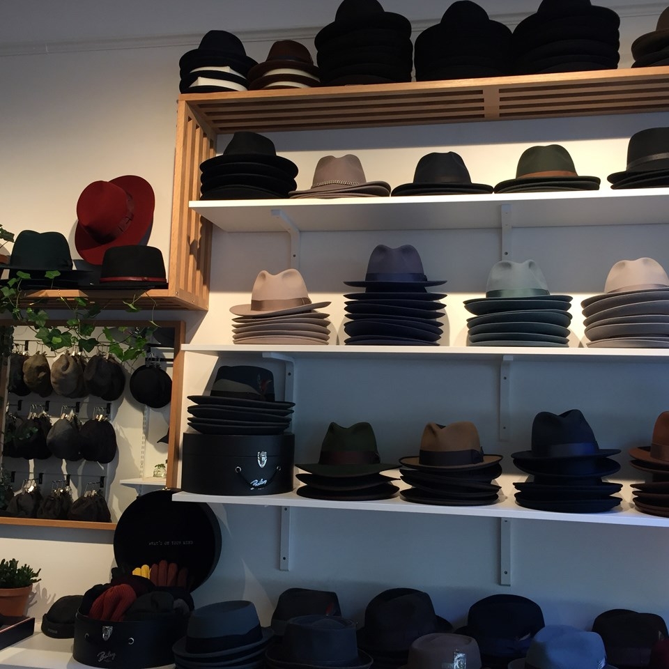 Hat shop in Malmö, Sweden