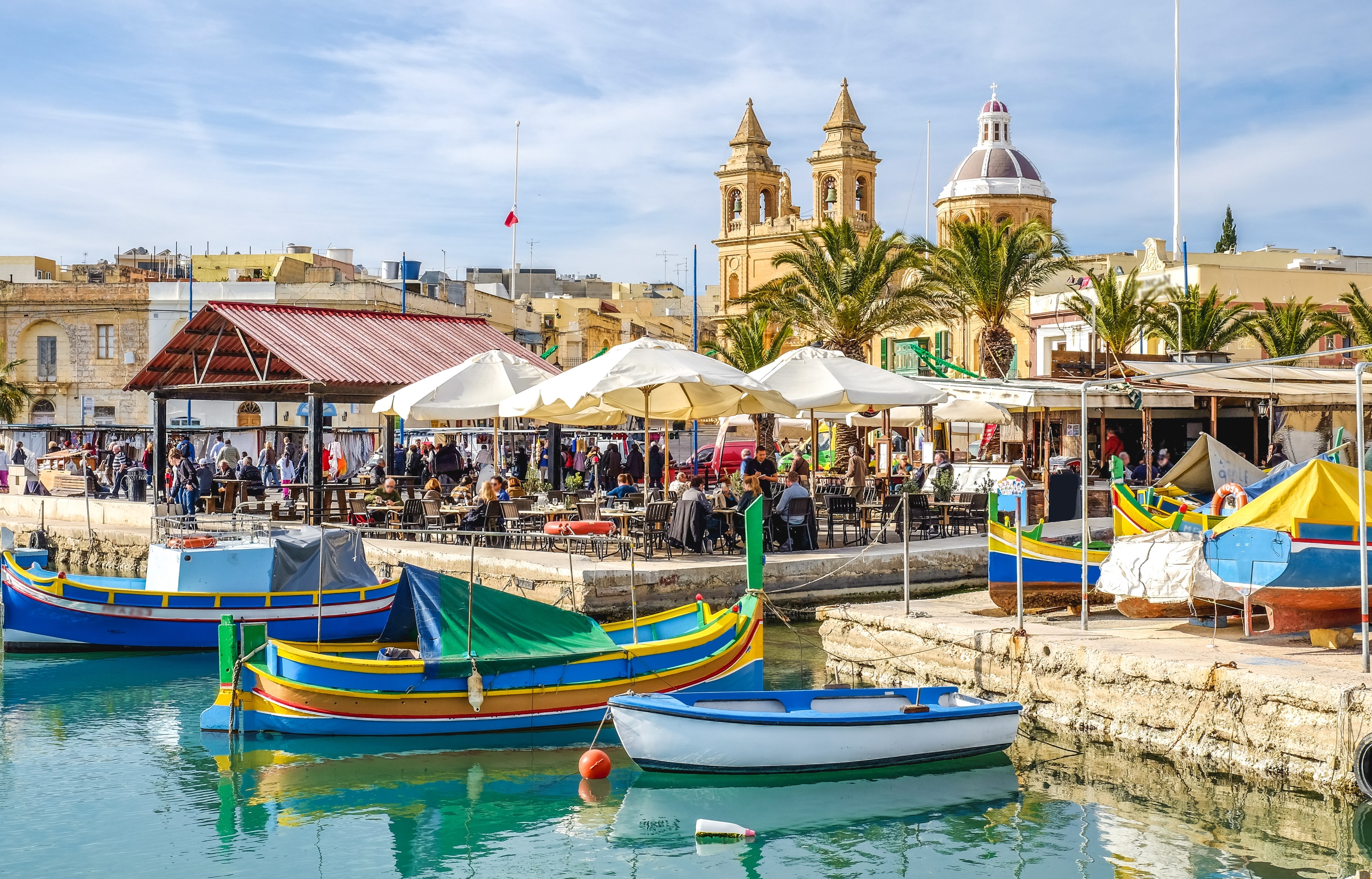 Malta Marsaxlokk town