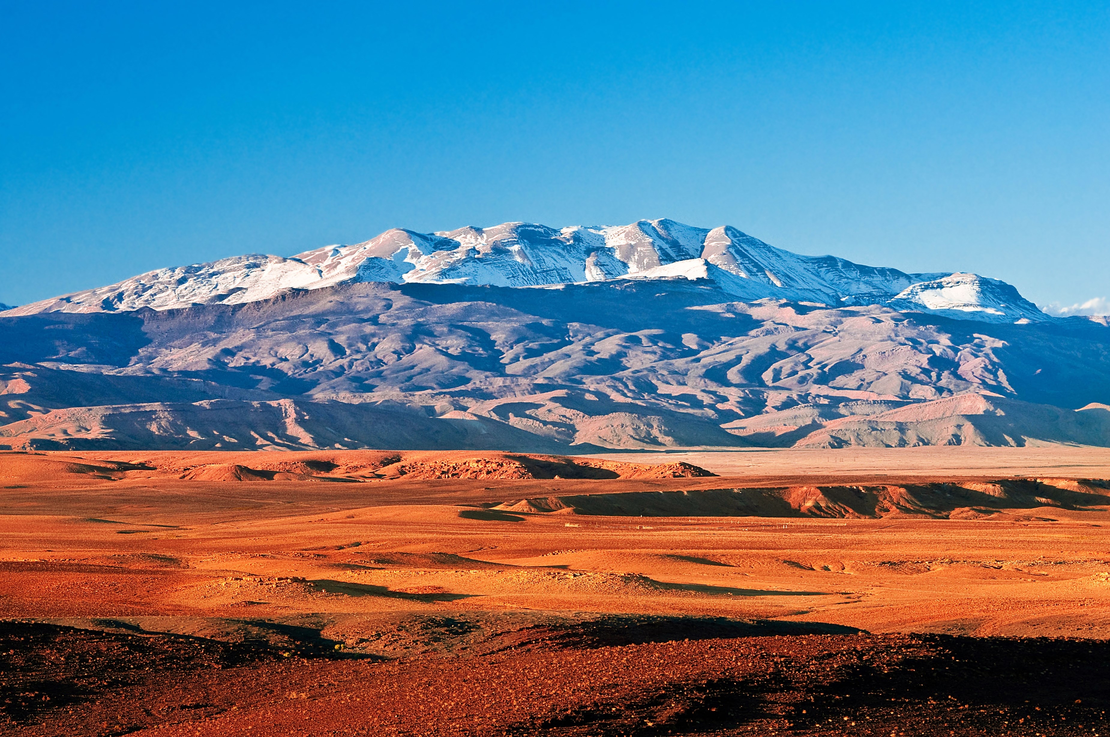 Mountain landscape in the north of Africa, Morocco