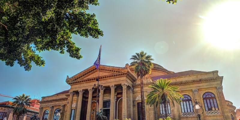 Teatro Massimo opera house in Palermo