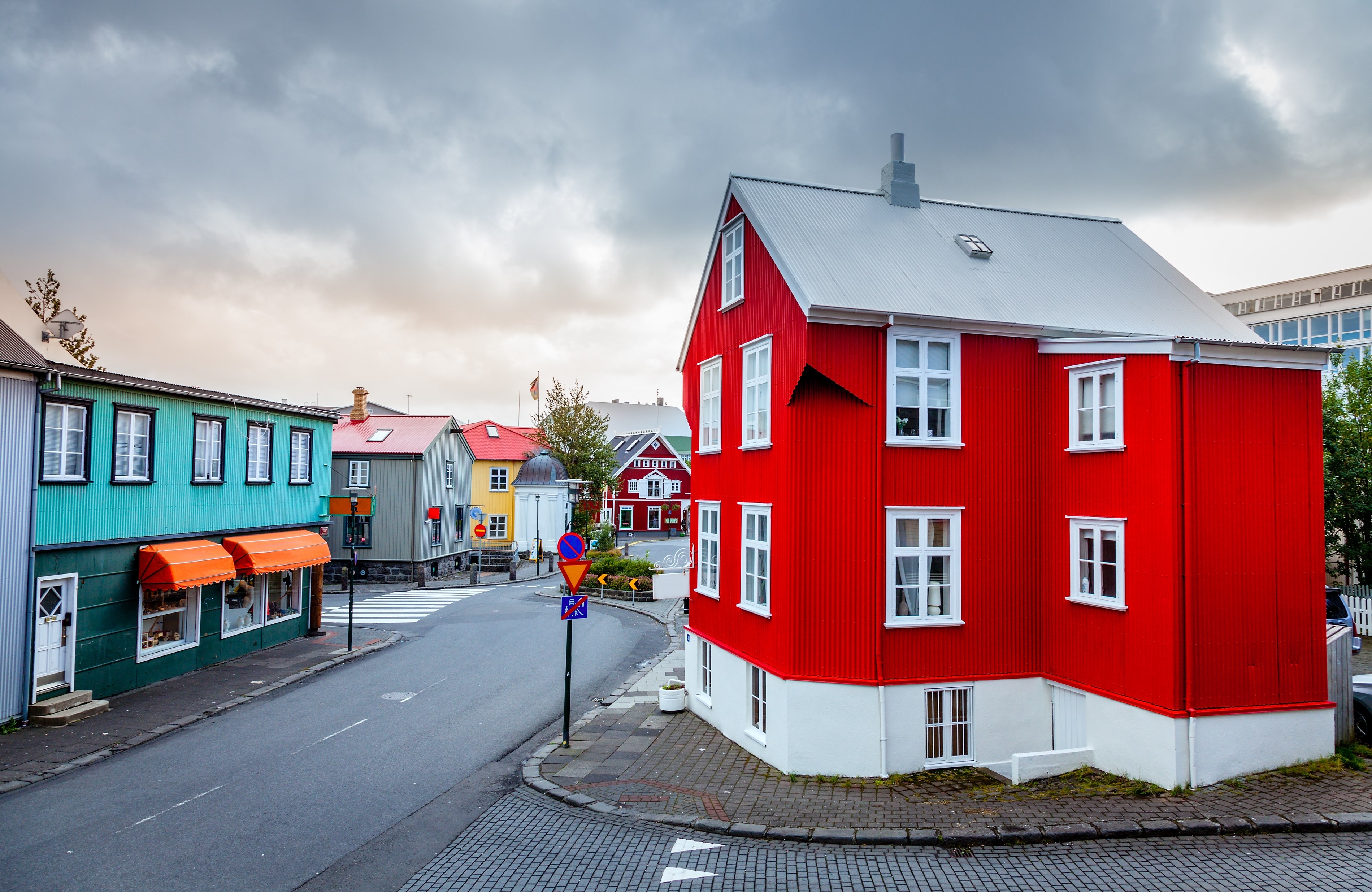 street in Reykjavik, Iceland