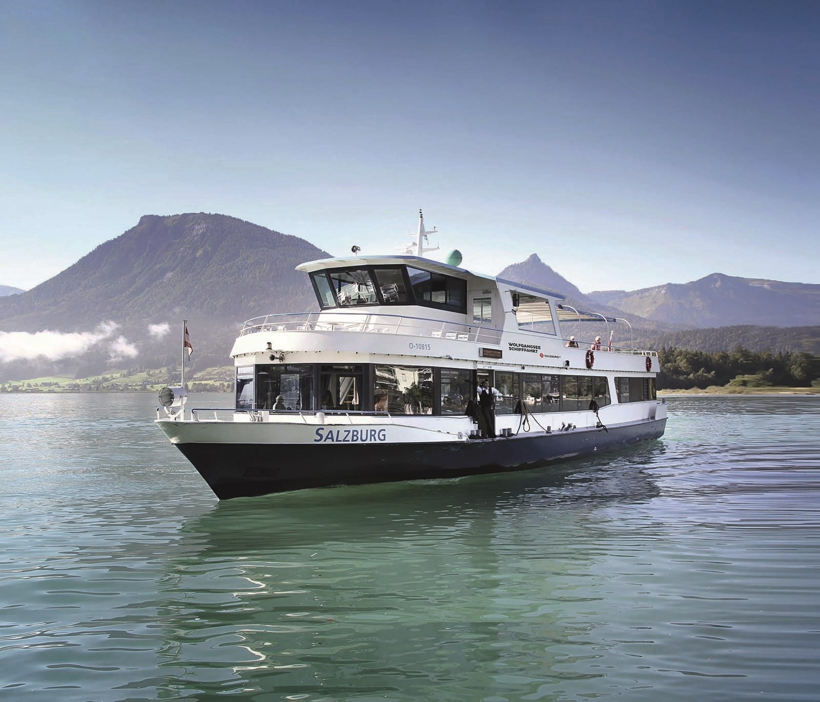 Ferry on the Lake Wolfgangsee, Austria