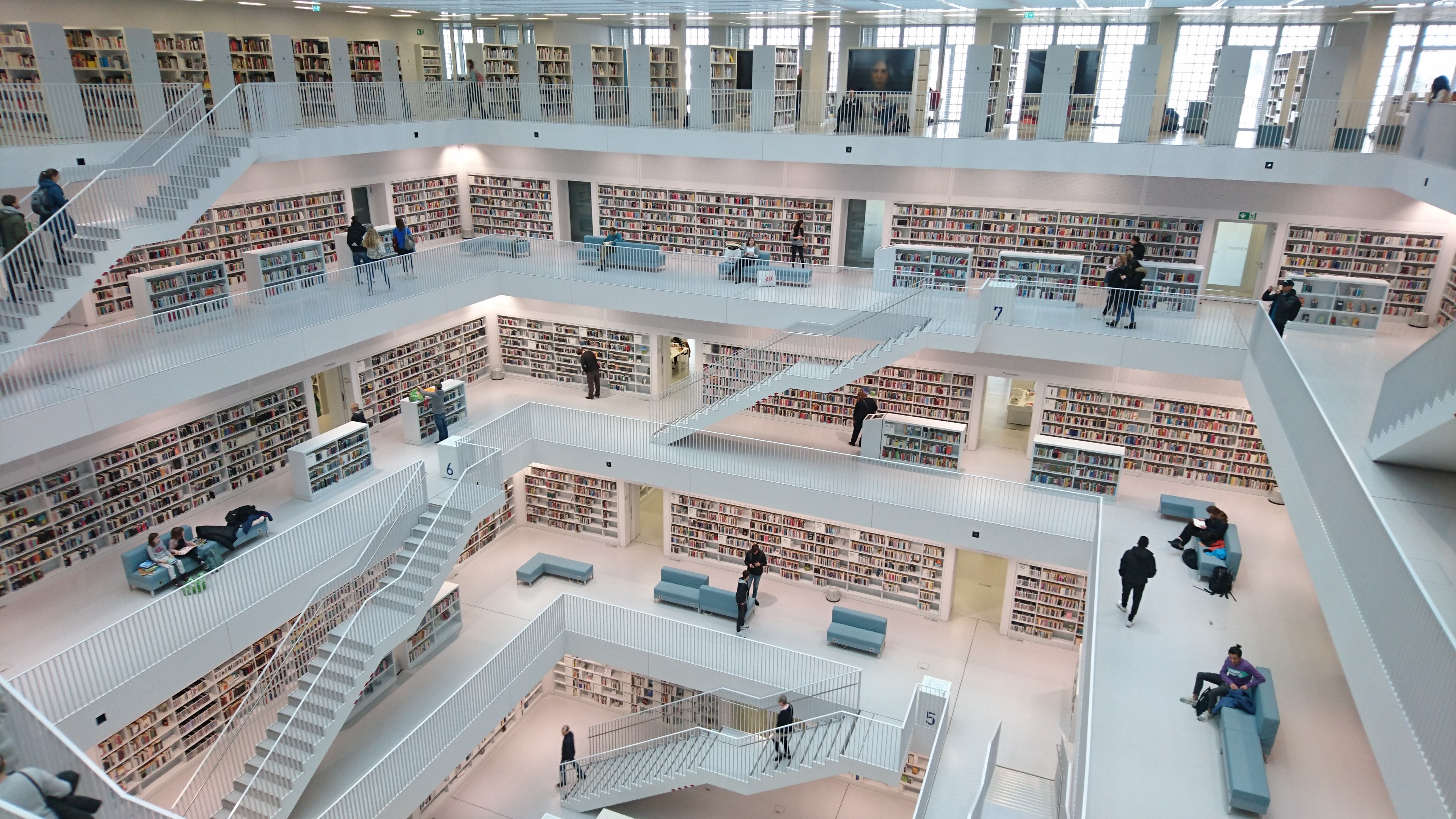 The public library of Stuttgart