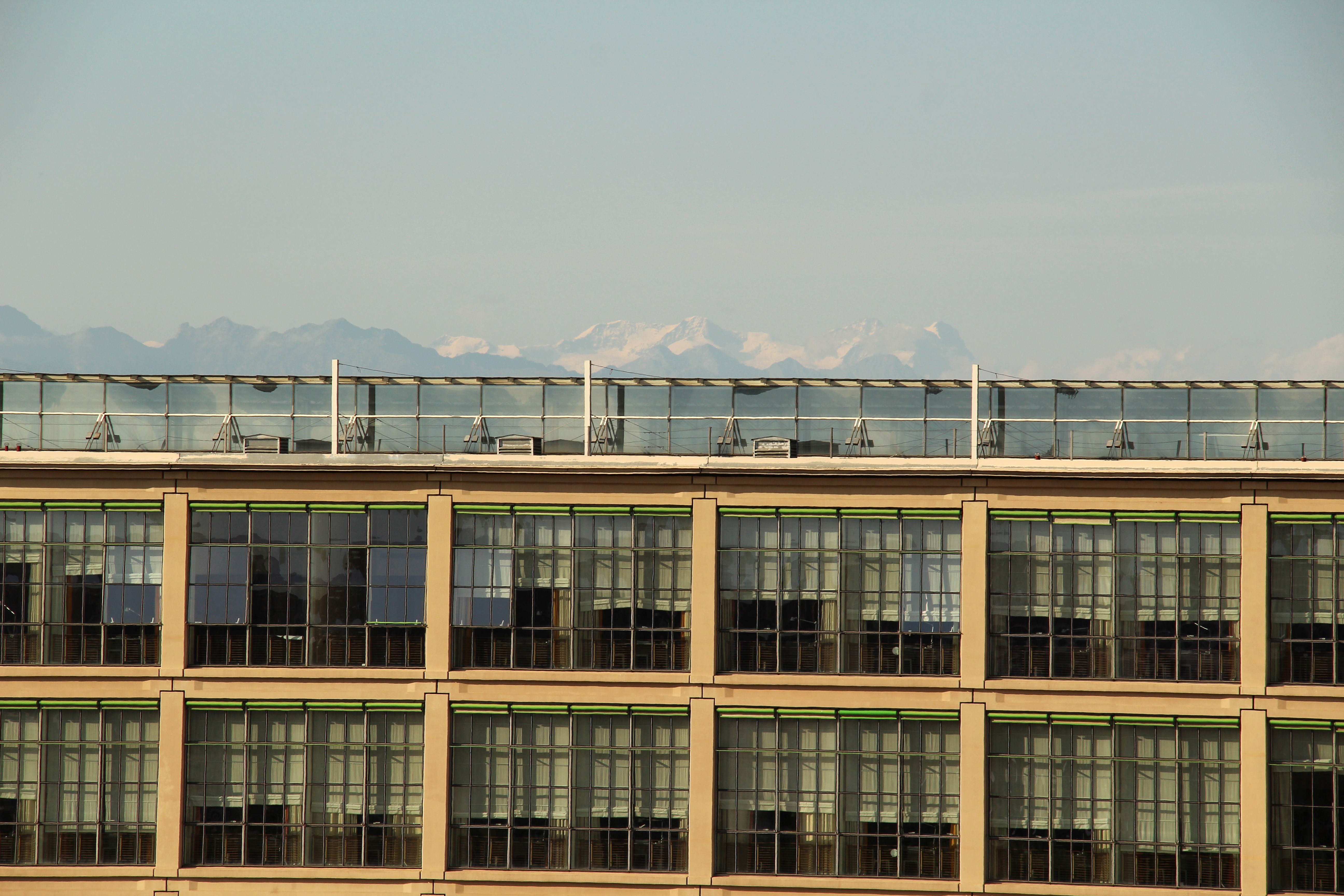 old Torino Lingotto car factory in Turin