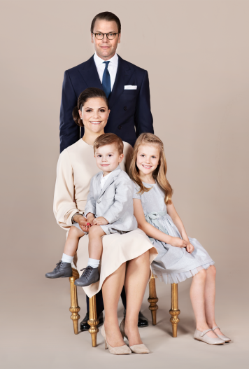 A photo of HRH Crown Princess Victoria, HRH Prince Daniel, HRH Princess Estelle and HRH Prince Oscar A photo of HRH Crown Princess Victoria, HRH Prince Daniel, HRH Princess Estelle and HRH Prince Oscar
