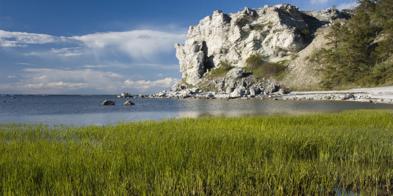 Gotland mountain and water Gotland mountain and water