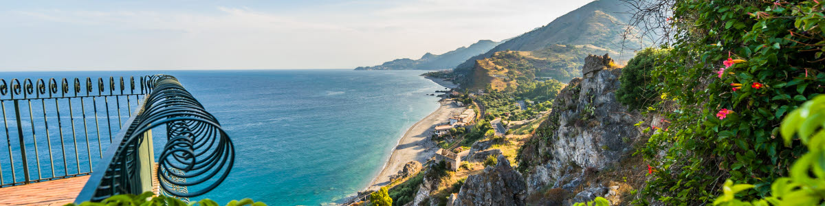 View over the Mediterranean Sea in Italy View over the Mediterranean Sea in Italy