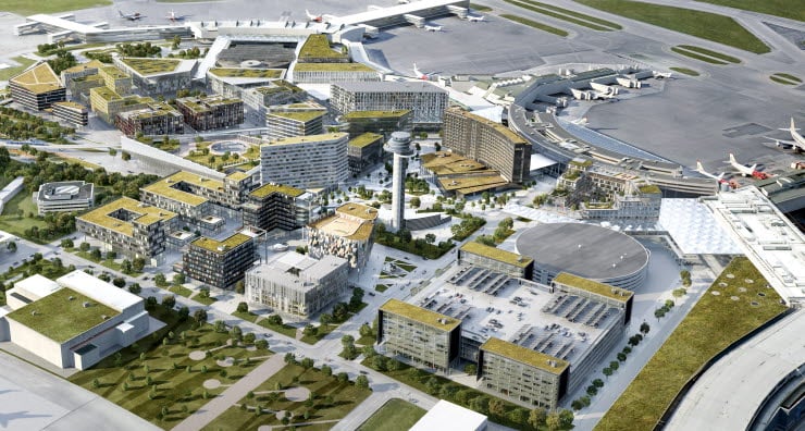 View of the future Stockholm Arlanda Airport View of the future Stockholm Arlanda Airport