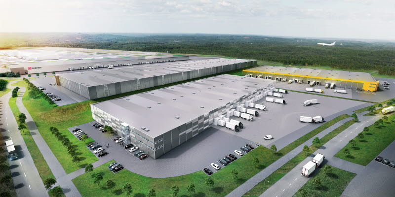 illustration for future Logistics Park at Airport City Göteborg illustration for future Logistics Park at Airport City Göteborg