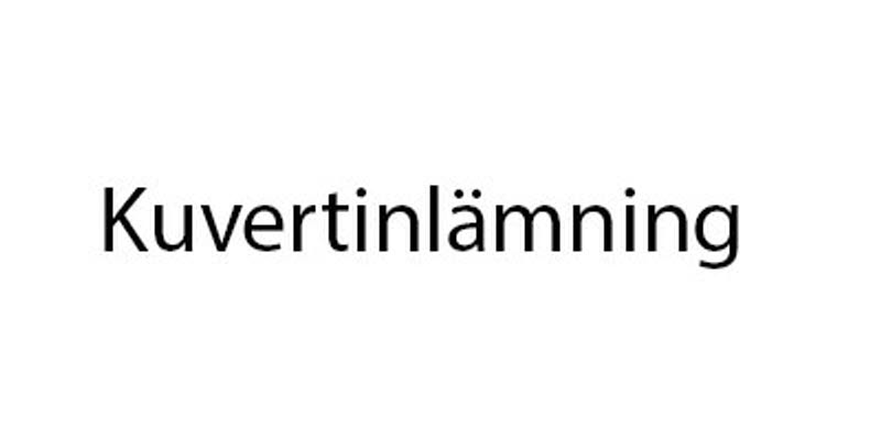 Logo for handing in envelopes Logo for handing in envelopes