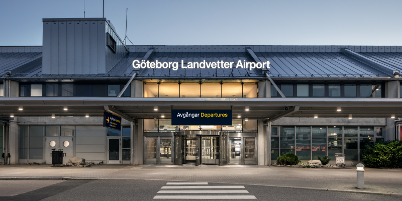Entrance at Göteborg Landvetter Airport Entrance at Göteborg Landvetter Airport