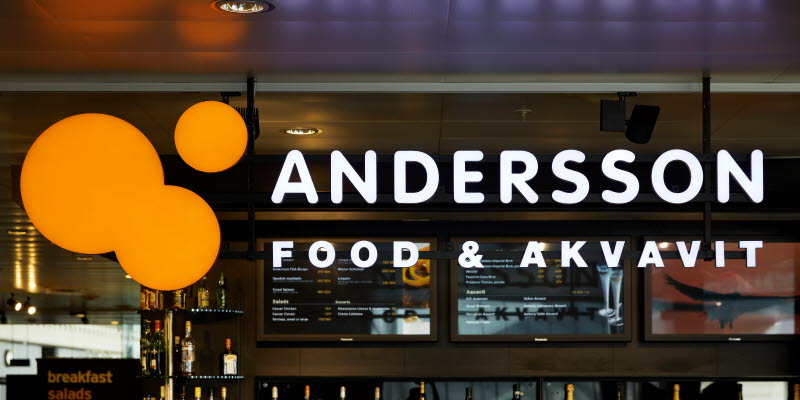 Andersson Food & Akvavit logotype Andersson Food & Akvavit logotype