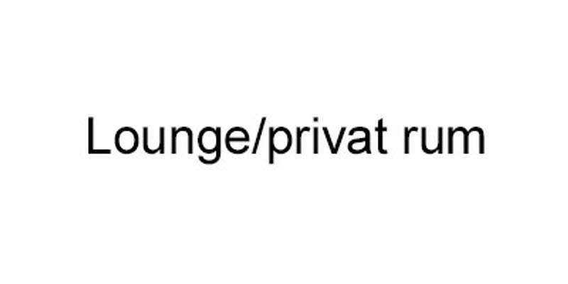 Logo for lounge/private room Logo for lounge/private room