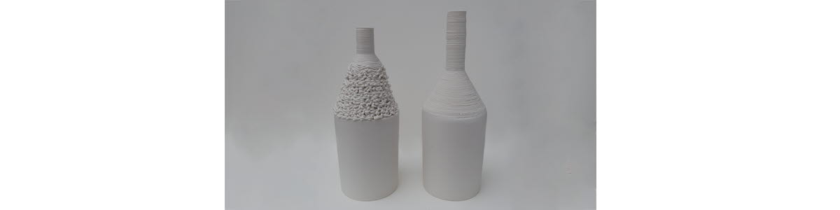 Vases, 3D-printed china Vases, 3D-printed china