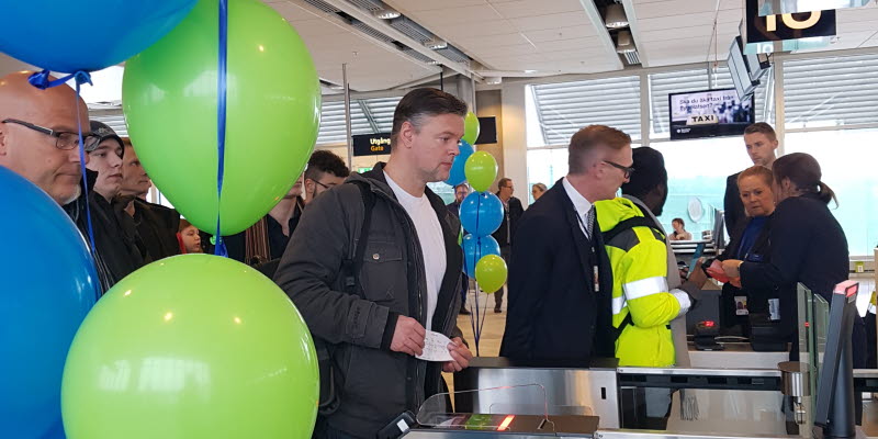 Invigning av selfservice boarding gate på Landvetter Invigning av selfservice boarding gate på Landvetter
