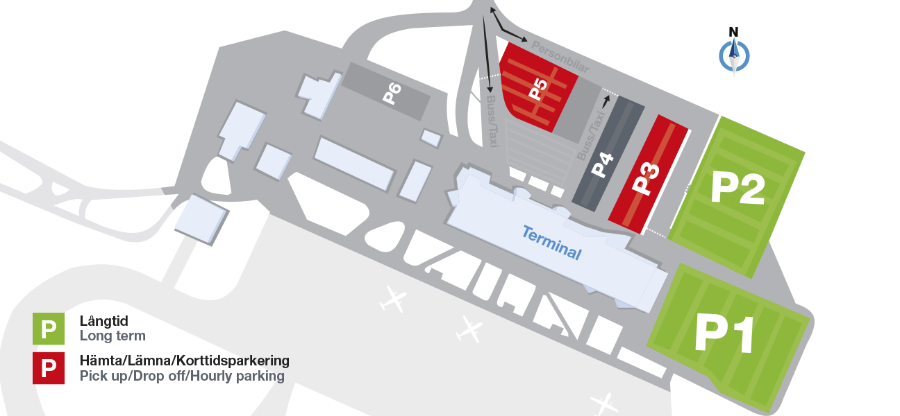 Parking Åre Östersund Airport