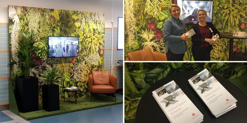 The Unitied Spaces stand at Stockholm Arlanda The Unitied Spaces stand at Stockholm Arlanda
