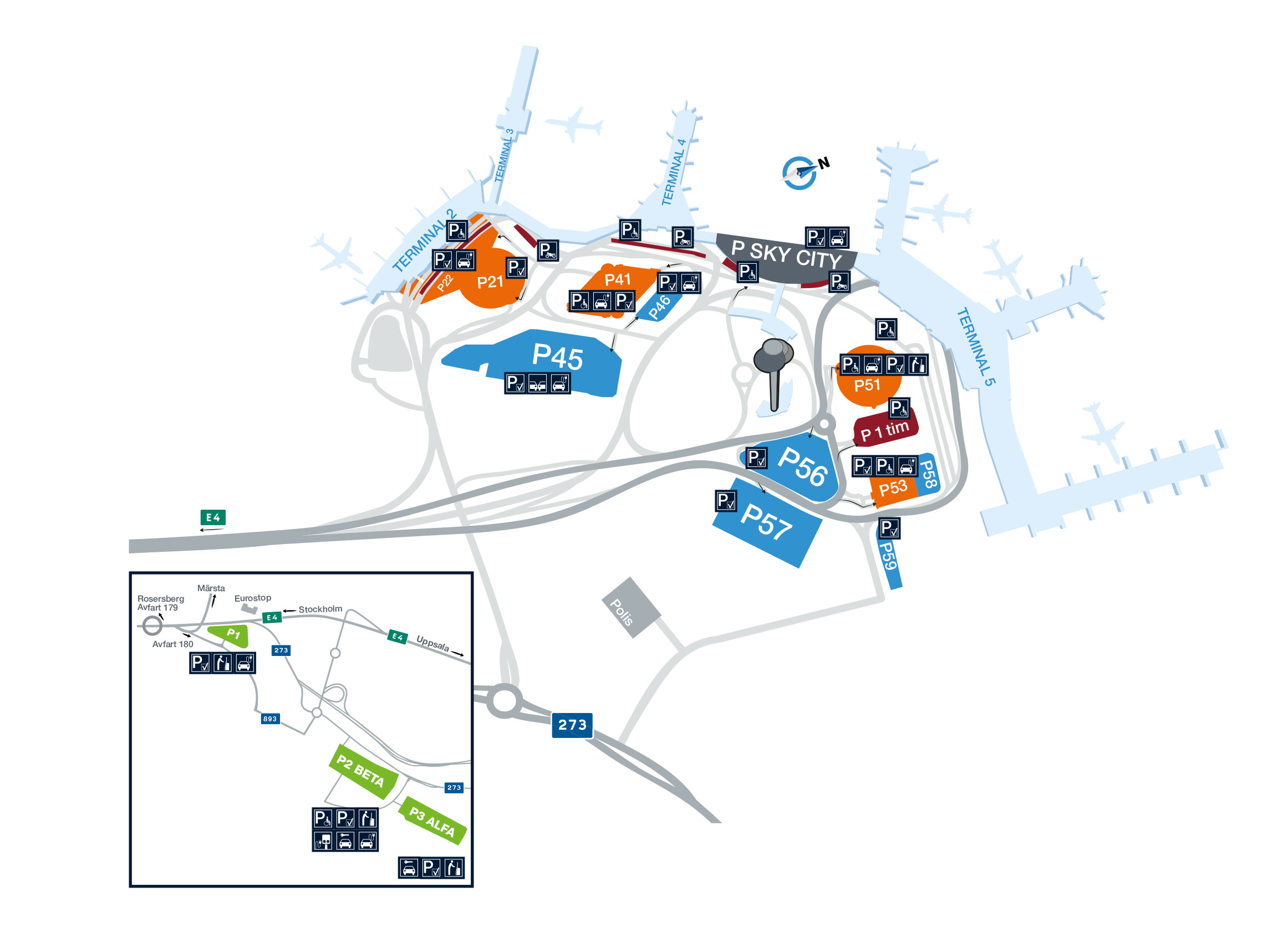 Parking Stockholm Arlanda Airport