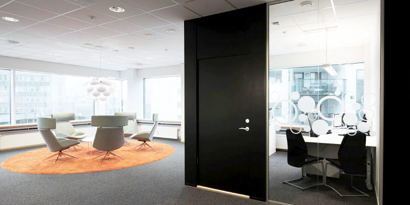 Interior of Office One Interior of Office One