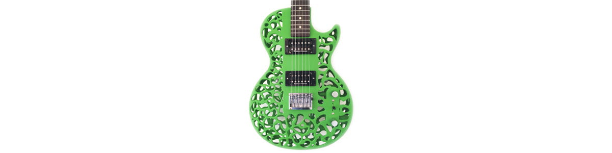 Guitar Atom, 3D-printed nylon Guitar Atom, 3D-printed nylon