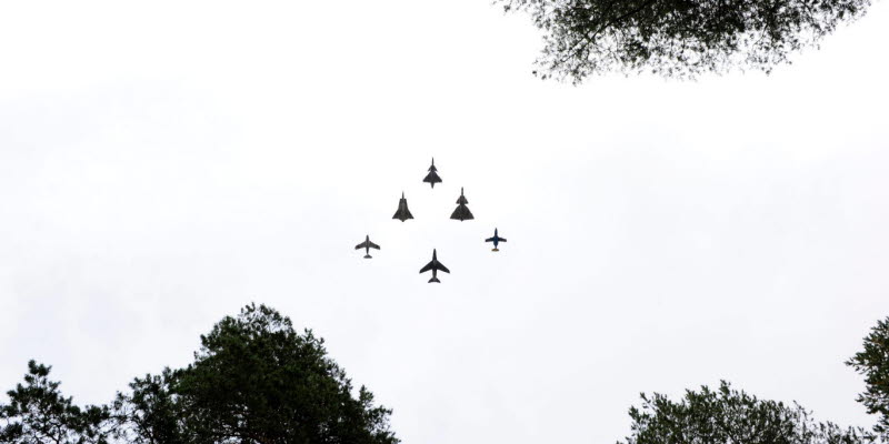 Airplane in the air Airplane in the air
