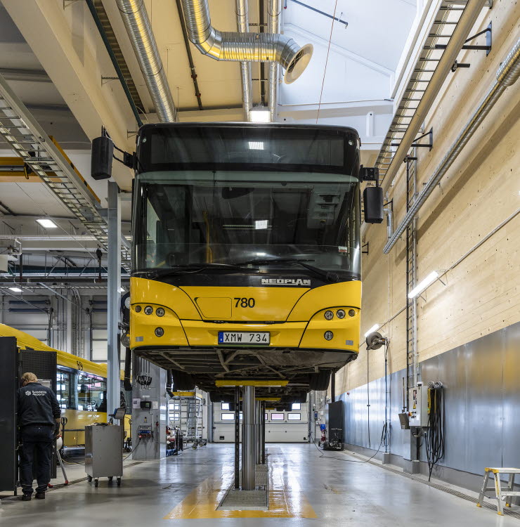 A yellow bus A yellow bus