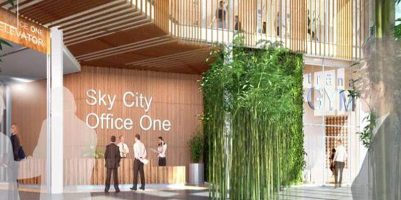 SkyCity Office One sketch SkyCity Office One sketch